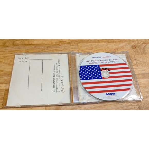 Whitney Houston The Star Spangled Banner-CD Jewel Case - Picture 3 of 3
